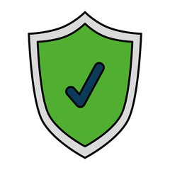 shield with check symbol