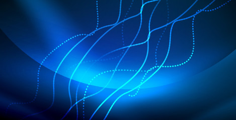 Neon wave background