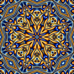 3d effekt - abstrakt oktagonal bunt glänzend Grafik 