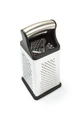metallic grater isolated on white background