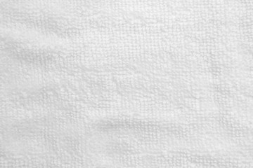 White cotton towel mock up template fabric