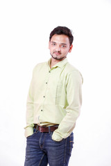 Fototapeta premium Young Indian / Asian businessman in suit