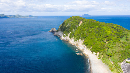 高知県 柏島の風景 ドローン空撮