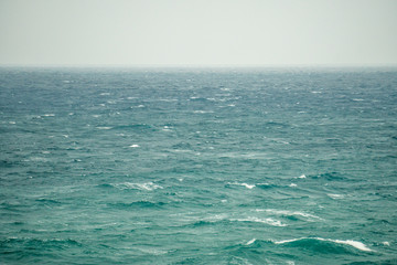 Fototapeta premium Lonely sea on a windy day