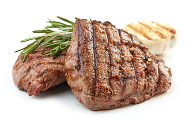 grilled beef fillet steak meat