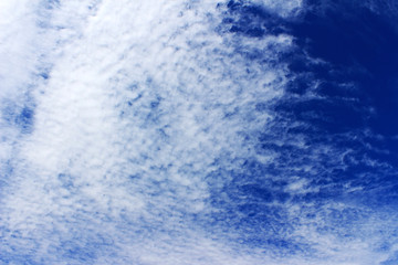 sky with white cloud on sunshine day