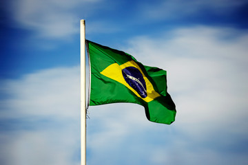 brasil / brazil waving flag