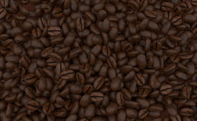 Fototapeta premium Stack of coffee seeds