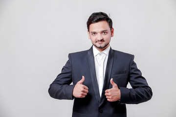 Young Indian / Asian businessman in suit