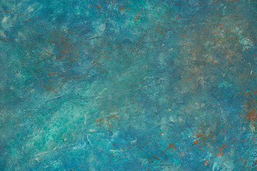 Grey and green dark textured background. High resolution image with copy space