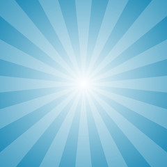 Sunlight background. blue fantasy wallpaper. Vector illustration.