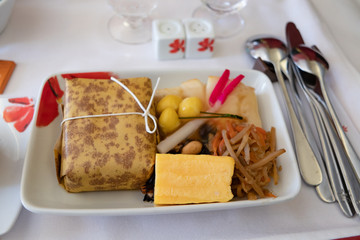機内食　国際線ビジネスクラス