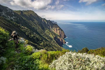 Mountainbiker auf Madeira