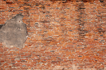 red brick wall background