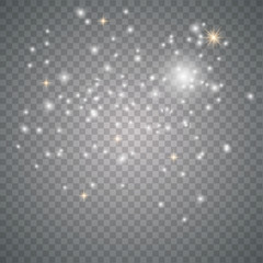 White sparks glitter special light 