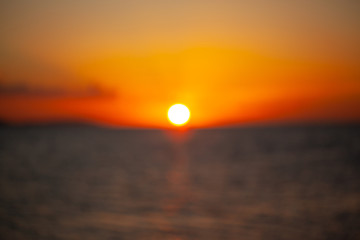 unrise over the red sea