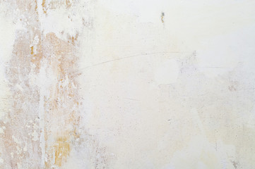 White concrete wall background texture with plaster.