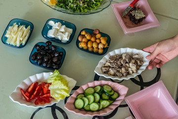 breakfast table, a breakfast table in turkey, ready breakfast table,