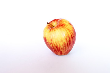 red apple isolated on white background