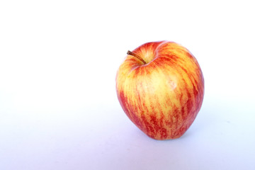 red apple isolated on white background
