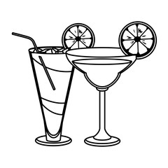 alcoholic drinks beverages cartoon