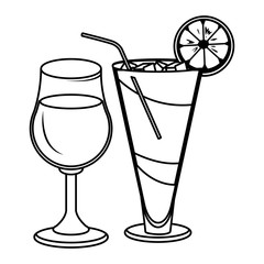 alcoholic drinks beverages cartoon