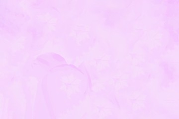 Fototapeta na wymiar Pink color gradient background with a delicate floral pattern