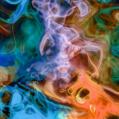 Obraz premium Detailed rendiring of flame fractal for art, illustration and design