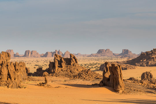 Beautiful rock formations, Ennedi Plateau, Ennedi region, Chad
