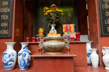 Ly Trieu Quoc Su Pagoda　ハノイ市内の仏教寺院