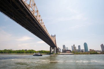 Queensboro Bridge and Queens New York USA