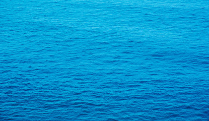 Blue sea water background