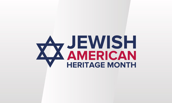 Jewish American Heritage Month. Celebrated in May. Annual recognition of Jewish American achievements in and contributions to the United States of America. Poster, card, banner and background. Vector