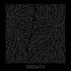 Vector generative branch growth pattern. Lichen like organic structure with veins. Monocrome square biological net of vessels.