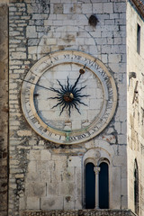 Fototapeta na wymiar Tower clock in Split, Croatia