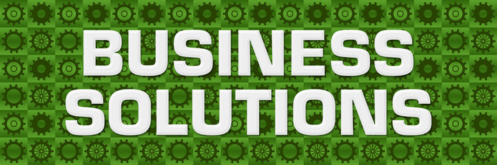 Business Solutions Green Gears Square Texture 