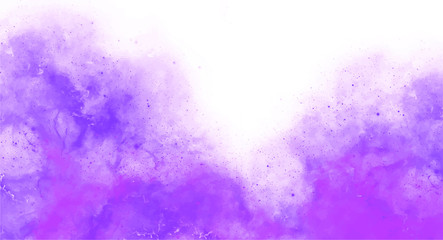 Abstract purple watercolor background for your design, watercolor background concept, vector.