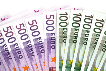 Europäische Währung. Euro Geld.