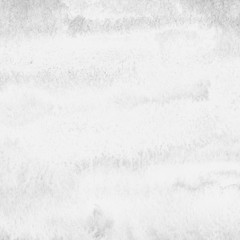 Silver with gray ink and watercolor texture on white paper background. Paint leaks and ombre effects. Hand painted abstract image. © artistmef