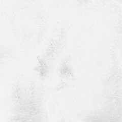 Silver with gray ink and watercolor texture on white paper background. Paint leaks and ombre effects. Hand painted abstract image.