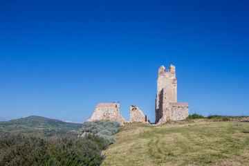 Fototapeta premium castle of the doria, chiaramonti, Sardinian castel, Sassari
