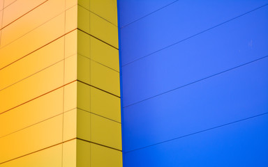 Blue and yellow textures