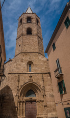 Fototapeta na wymiar The old town of Alghero (L’Alguer), province of Sassari , northwestern Sardinia, Italy.