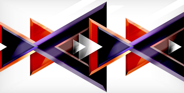 3d triangular vector minimal abstract background design, abstract poster geometric design