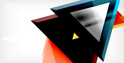 Triangle abstract background