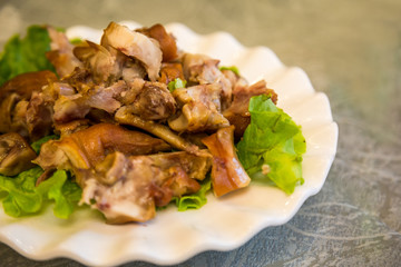 Sheep's hoof, Chinese food