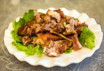 Sheep's hoof, Chinese food