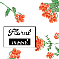 Floral card vector Design: garden flower lavender pink peach Rose white Anemone wax green Eucalyptus thyme leaves elegant greenery, berry, forest bouquet print.Wedding rustic Invitation elegant invite