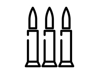 bullet line vector icon