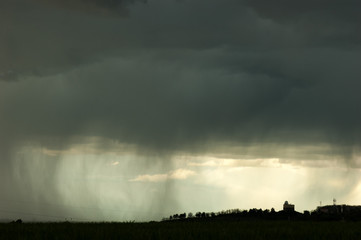Ciel de pluie et d'orage